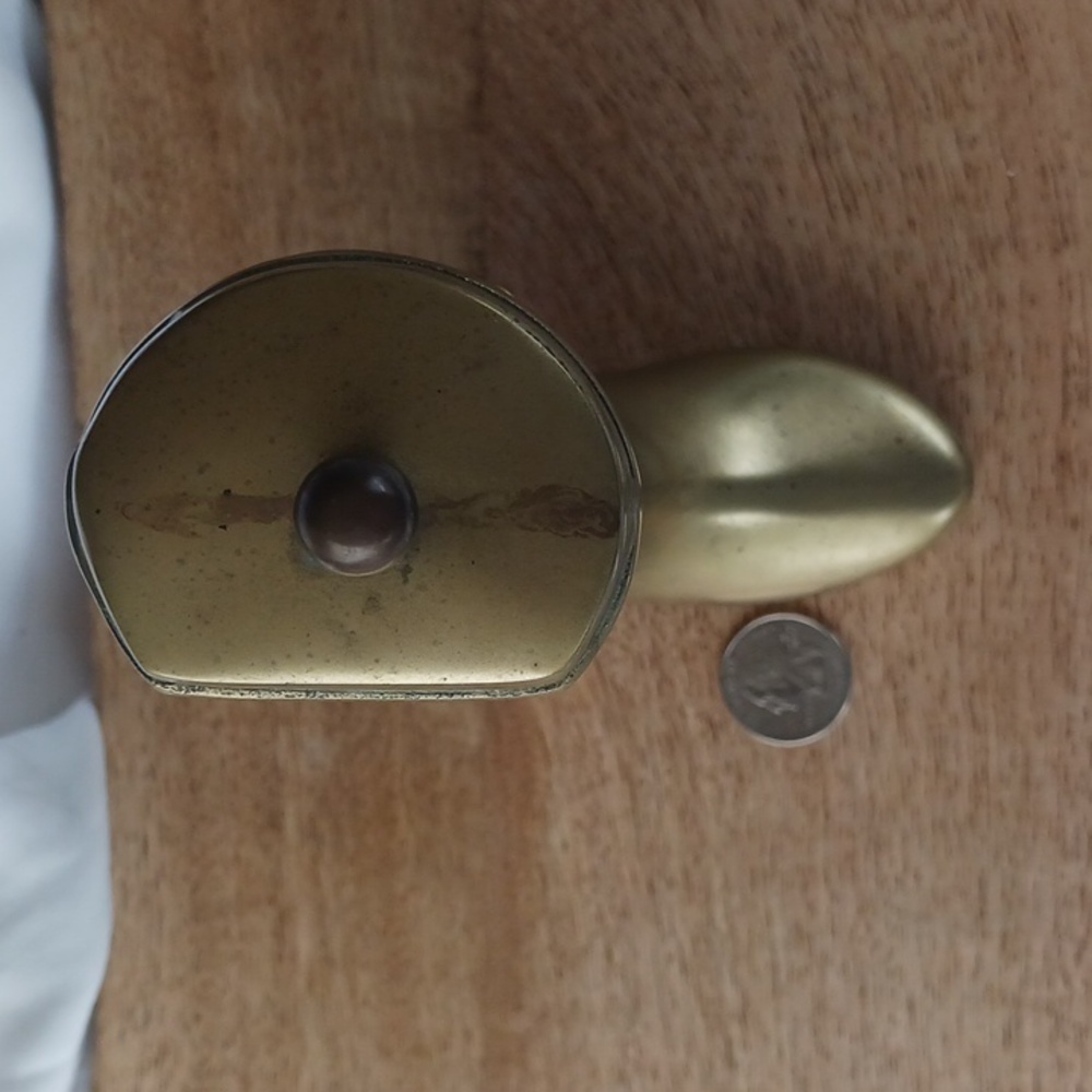 Vintage Brass Riding Boot. Door Stop, Bookend. Equestrian Decor, Ralph Lauren - Picture 6 of 11